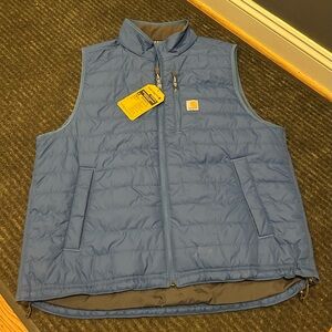 Carhartt Blue Insulated Vest